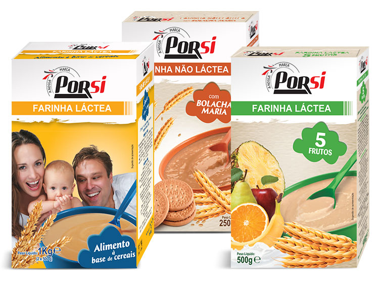 Farinhas para Bebés Porsi