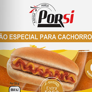 Embalagens de Pão Porsi para Intermarché