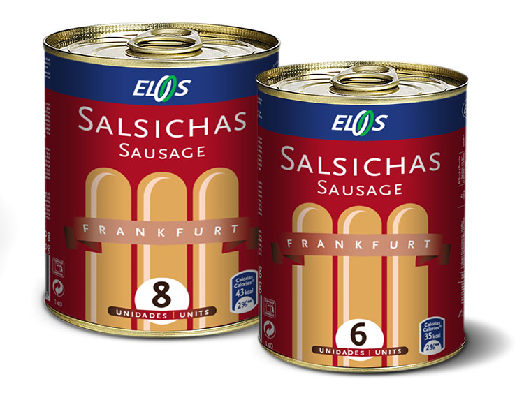 Salsichas enlatadas ELOS