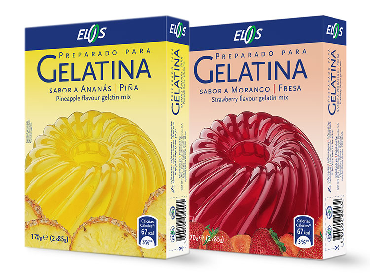 Gelatina de Ananás e Morango ELOS