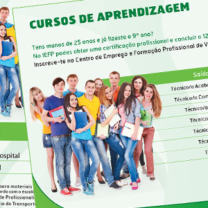 Anúncios, Cartazes e Roll-UP IEFP