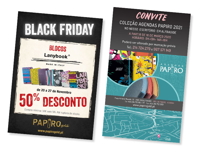 Emails promocionais Papiogold
